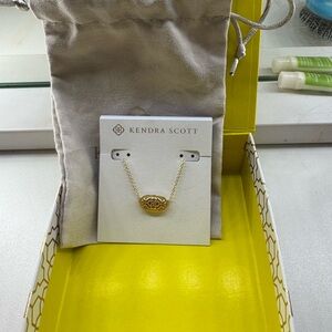 Kendra Scott Gold Pendant Necklace